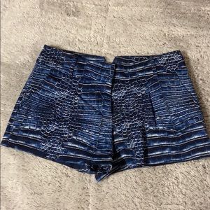 BCBG maxazria blue dress shorts